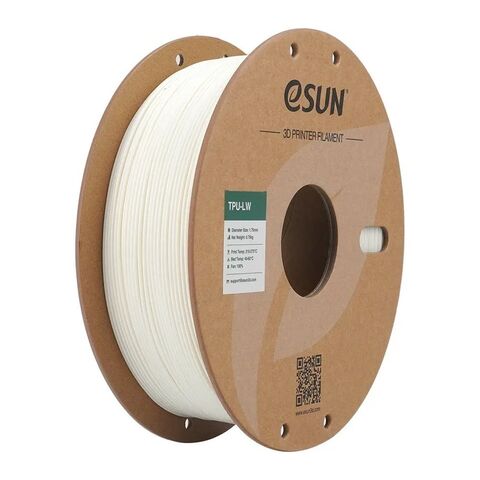 Пластик для 3D-печати eSUN TPU-LW, 1,75 мм, 750 г, белый, TPU-LW175W075Y1