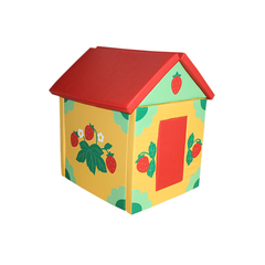 «Домик» с креплениями (мягкое дно — мат) желтый