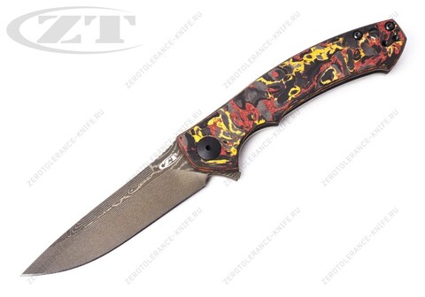 Нож Zero Tolerance 0450CFDAMS Small Sinkevich Damascus 
