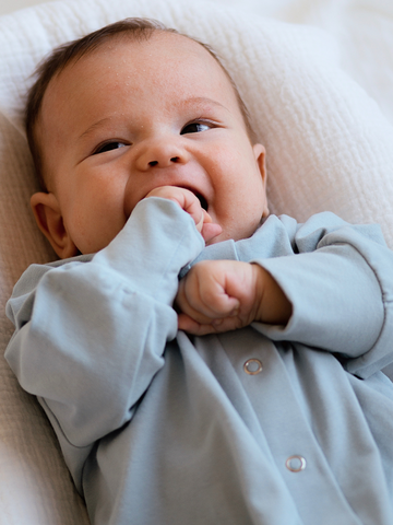 Комбинезон для новорожденного мятный