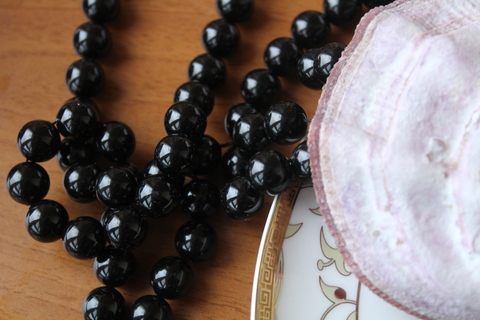 Жемчуг 5 мм Сваровски Mystick Black