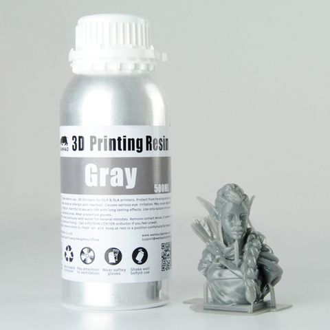 Фотополимер Wanhao серый (500 мл)