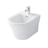 TOTO MH Биде 400x550x310мм, подвесное , с 1 отв.под смеситель, с переливом, CeFiONtect, цвет: белый BW10045G1#XW