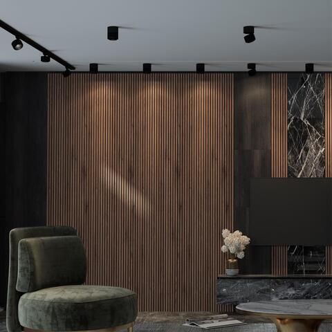 358946 OVER NT22 162 черный Накладной светодиодный светильник IP20 LED 4000К 18W 220V EDDY