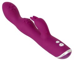 Фиолетовый вибратор A & G-Spot Rabbit Vibrator для стимуляции зон G и A - 23,6 см. - 