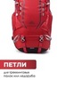 Картинка рюкзак туристический Ai One 8109s Red - 4