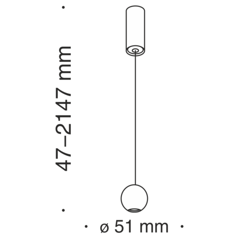 Подвесной светильник Technical Harmat P067PL-L5G3K