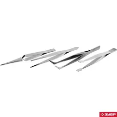 ЗУБР 120 мм, набор пинцетов (22215-H4)
