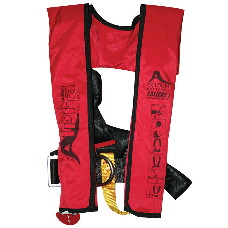 Alpha Inflatable Lifejacket 170N, ISO 12402-3, adult
