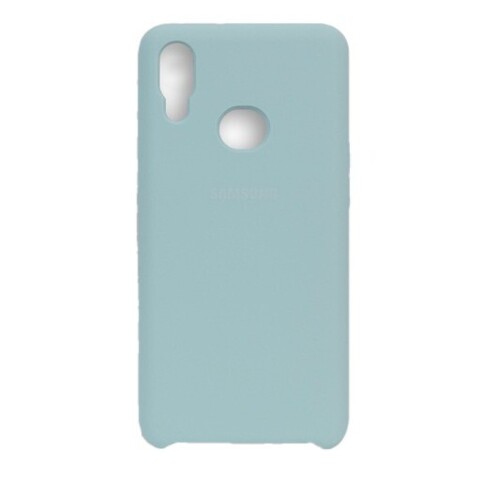 Силиконовый чехол Silicone Cover для Samsung Galaxy A10s (Голубой)