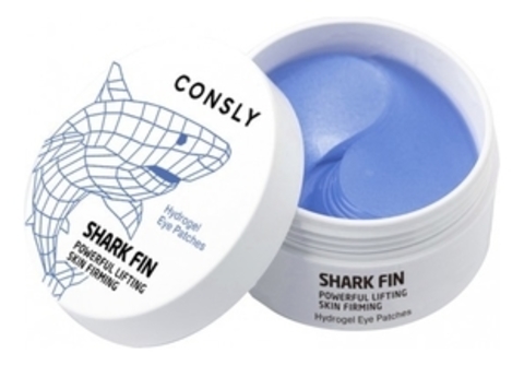 Consly Hydrogel Shark Fin Eye Patches - Гидрогелевые патчи для области вокруг глаз