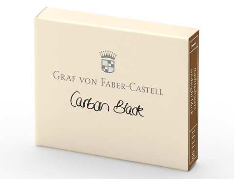 Картриджи с чернилами Graf von Faber-Castell Carbon Black (141100)