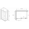 Abber Schwarzer Diamant AG301305-S805 Душевой уголок, 130x80x190, цвет: хром