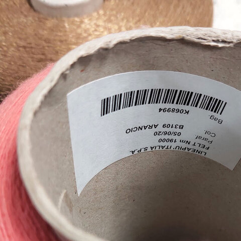 Меринос-стрейч с ангорой (25%) LINEAPIU / FELT 1900 коралловый