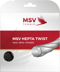 Теннисная струна MSV Hepta Twist - Black - 1.3 Set (12 м)