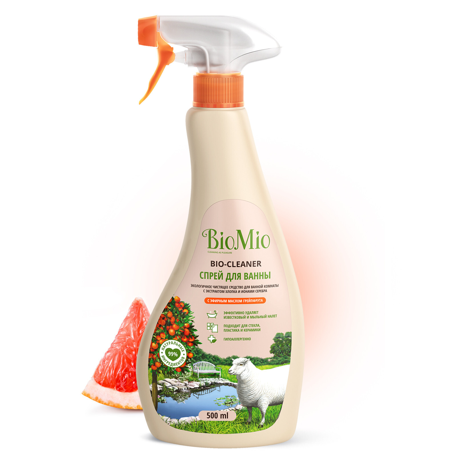 BioMio. BIO-BATHROOM CLEANER Экологичное чистящее средство для ванной  комнаты. Грейпфрут. – купить за 487 ₽ | Shvabra24 - товары для дома и  красоты