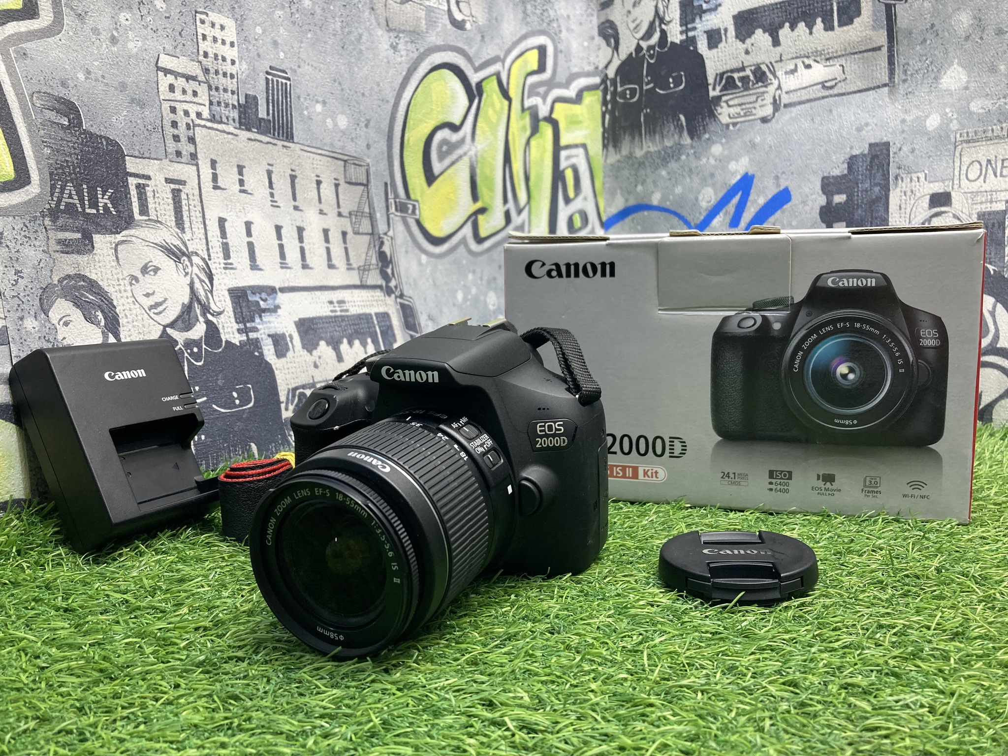 Canon EOS 2000D kit 18-55mm IS II 350 кадров – купить за 24 990 ...