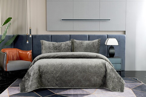 Покрывало 240x260 Sofi De MarkO Деварта серое