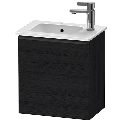 Duravit D-Neo Тумбочка подвесная, 440x410x274, 1 дверка, цвет: Black Oak DE4259R1616