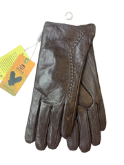 Перчатки.Женские.Кожаные.10 шт в упаковке.