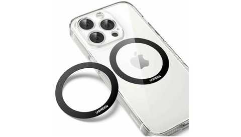 Магнитный держатель UGREEN LP428 (25766) Metallic Magnetic Ring Piece for Magsafe 2pcs, черный