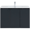 Aquanet 277531 Тумба Алвита new 100 подвесная 3 дв.цв.антрацит (277531)