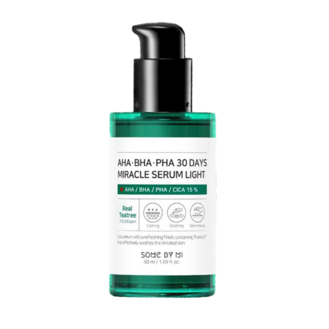 Some By Mi AHA BHA PHA 30 Days Miracle Serum Light легая кислотная сыворотка с AHA, BHA, PHA - кислотами