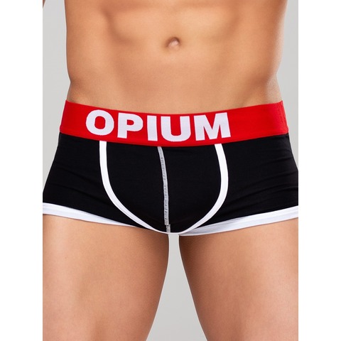 Мужские трусы хипсы черные Opium Brief R139