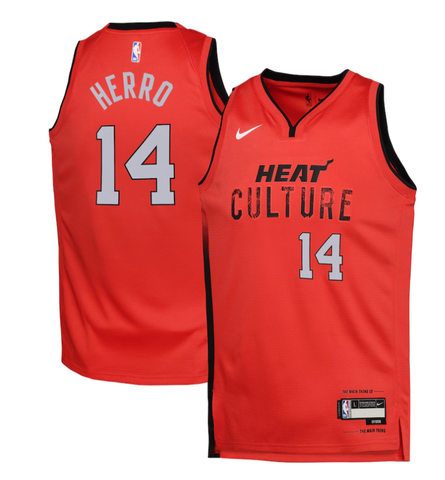 Баскетбольная майка Nike Swingman NBA 'Miami Heat Tyler Herro 14' 