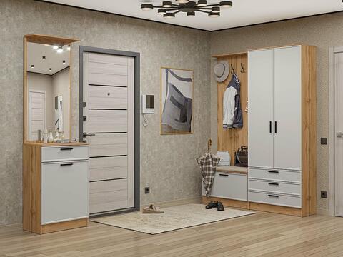 Прихожая Стиль-04 Grey Silk Дуб Вотан