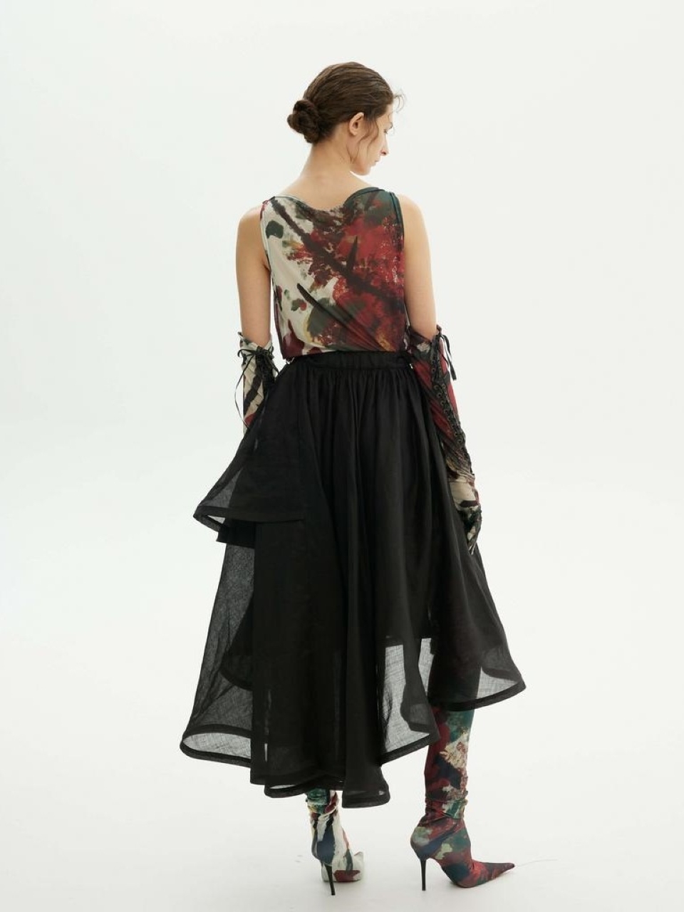 Черная юбка «Динамика»