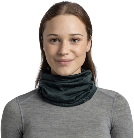 Бандана-труба Buff Merino Lightweight Multistripes Forest фото 2