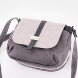 Сумка Саломея 106 мульти итальянский серо-черный