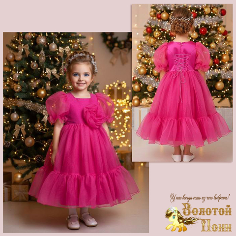 Платье нарядное на корсете (6-9) 251204-W2105