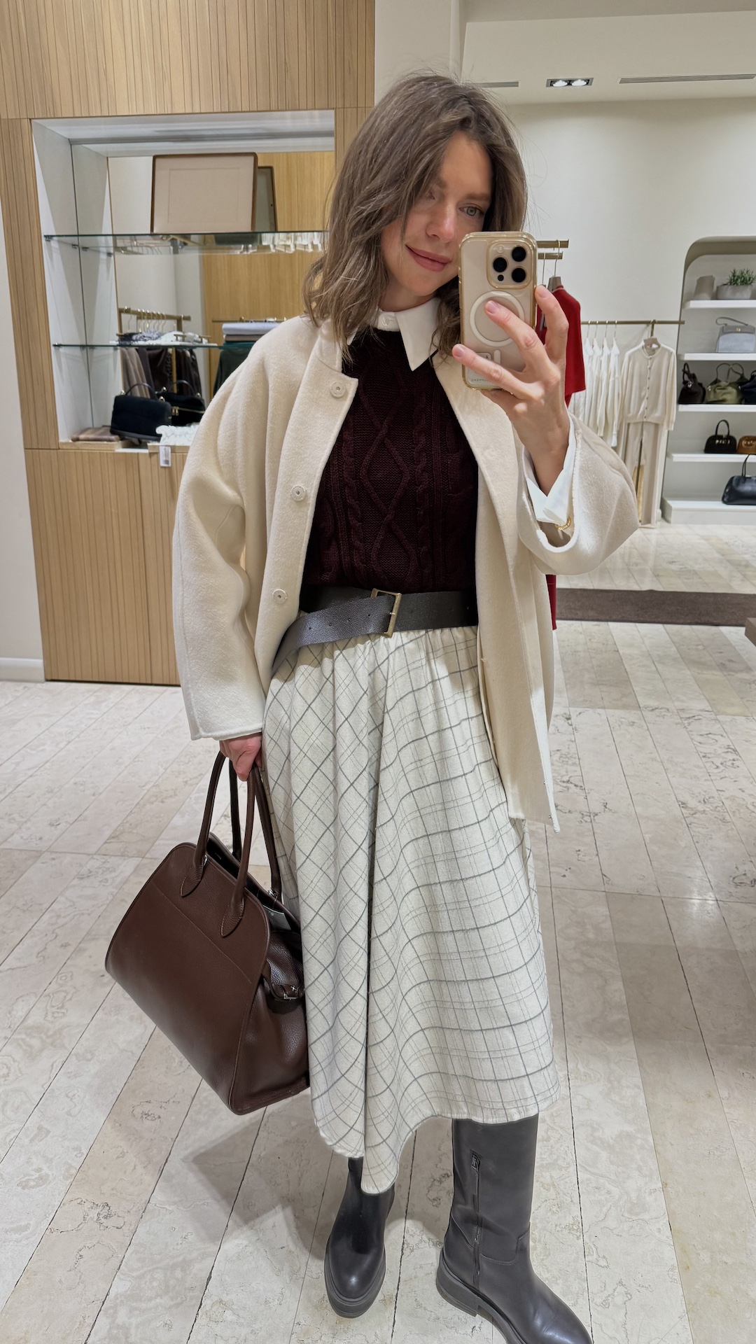 Юбка с треугольным низом