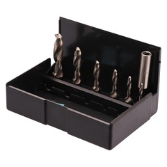 Набор метчиков для шуруповерта 3 в 1 M3 -M10 HSS-G 7пр Volkel 67200