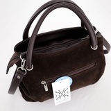 Сумка Саломея 278 эко-замша кофе