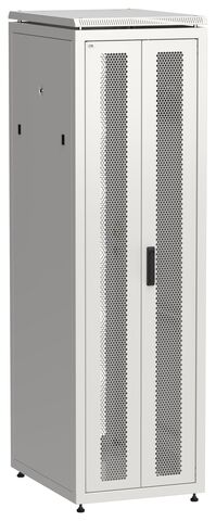 ITK LINEA N 42U 600х800мм перф. дв. задн. распашн. перф. сер