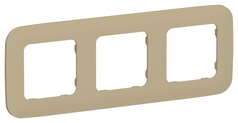 FLITE Рамка 3-мест. РУ-3-А-ФлХ хак. IEK