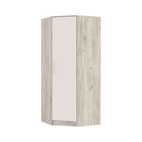 С/Г Мартина Шкаф угловой для одежды (Кашемир, Дуб Крафт серый)