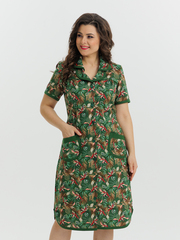 4572 Халат на пуговицах