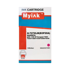 Картридж MyInk 727XL (B3P20A) для HP DesignJet T1500, T2500, T920 Magenta