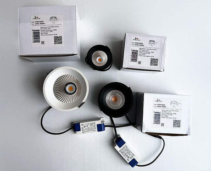 Встраиваемый светодиодный светильник Italline IT08-8036 white 4000K-4190-4192