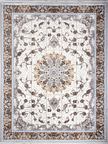 ковёр HALIF 1,6*2,3 м (F640 GREEN-L.BLUE) прямой