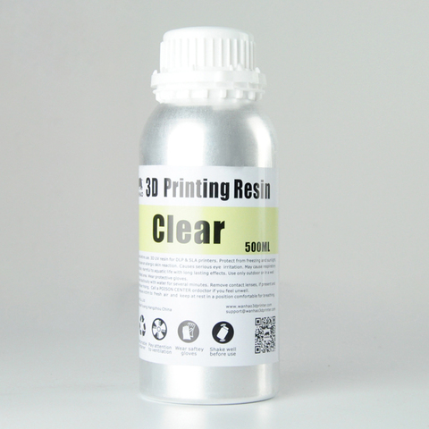 Фотополимер Wanhao, натуральный (500 мл)