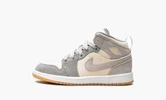 Air Jordan 1 Mid SE PS "Coconut Milk Particle Grey"
