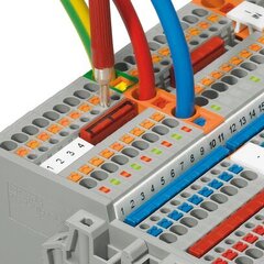 PTIO 1,5/S/3-LED 24 GN-Клеммный модуль для подключения датчиков и исполнительных элементов