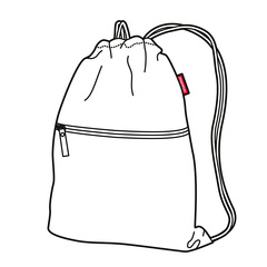 Рюкзак складной mysac reflective