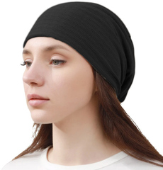 Шапка удлиненная с подкладкой Skully Lace Hat black