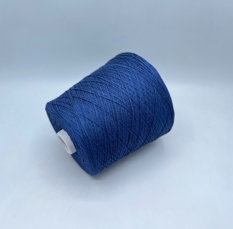 Luxury Selection by Ri.Go (пр.Италия), art-Seta shappe ,550м/100гр. 100%Шелк Шаппе , цвет-Синий, арт-34324